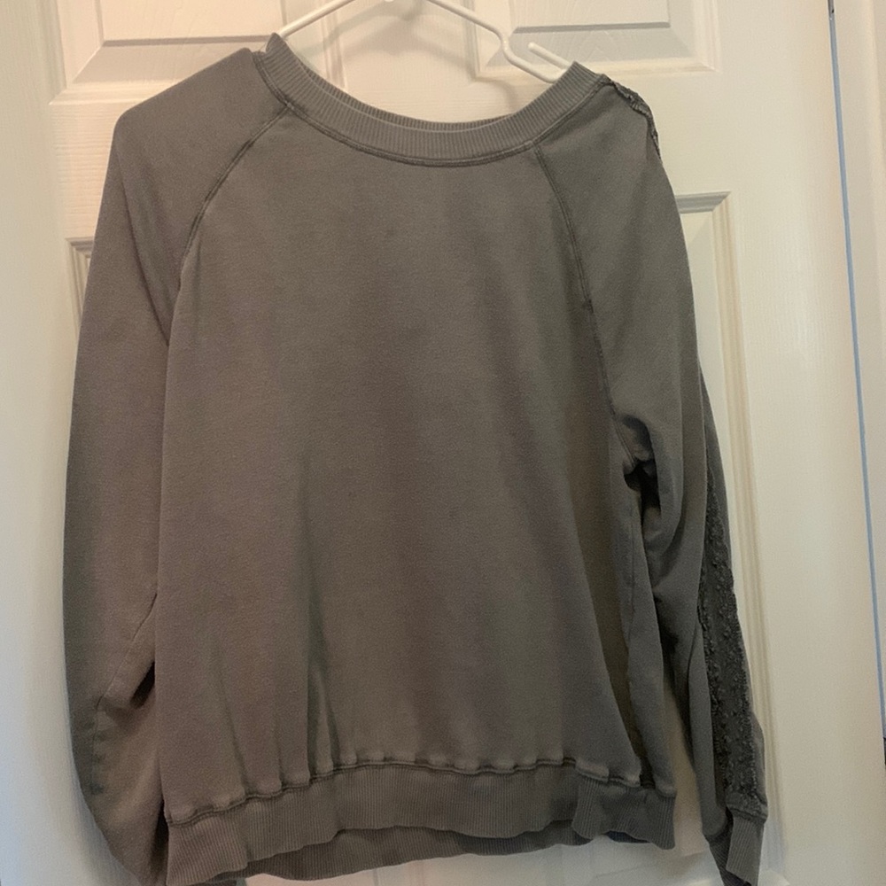 Lace sweatshirt
